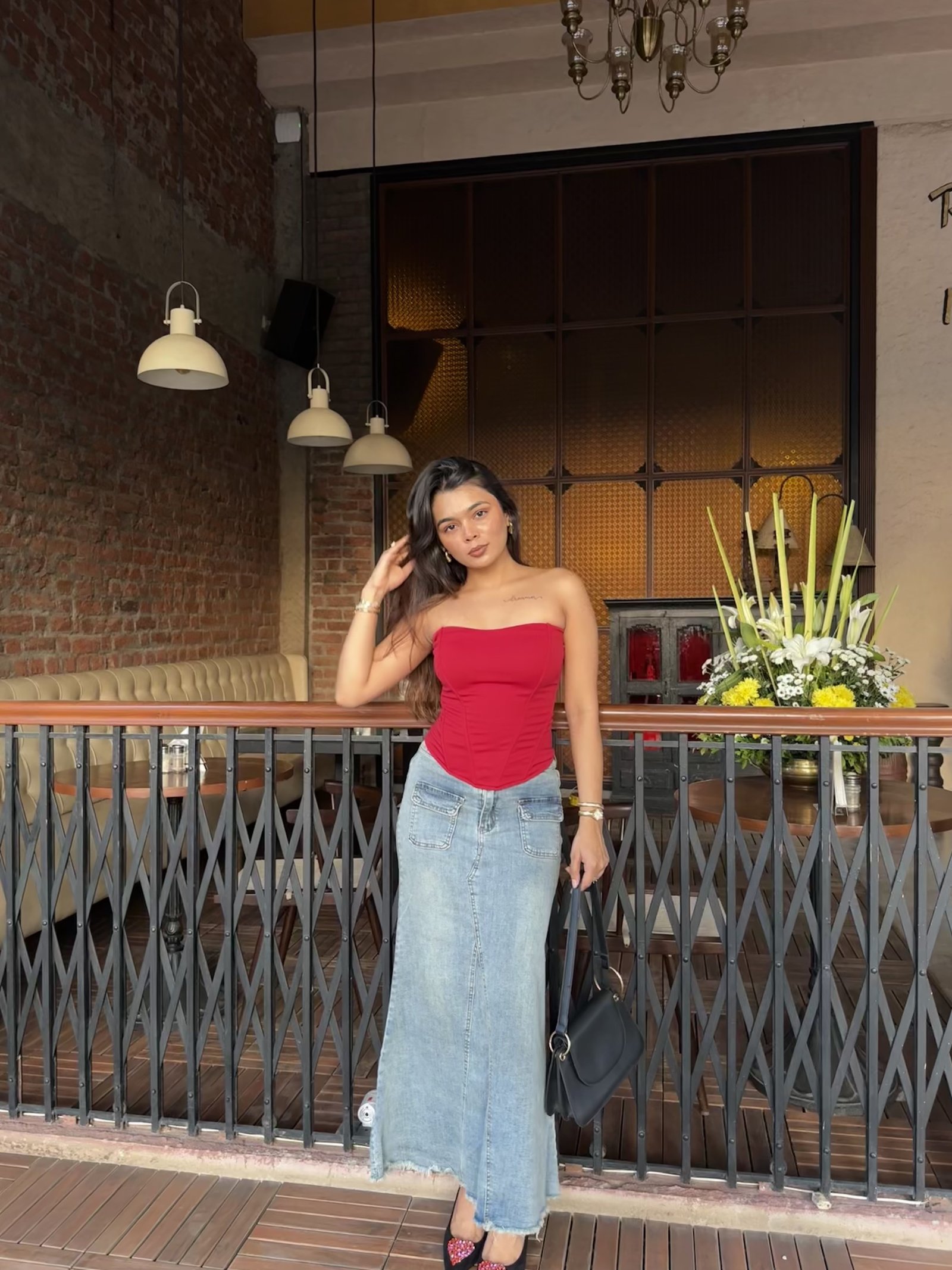 Riya Rakesh — chic balcony look